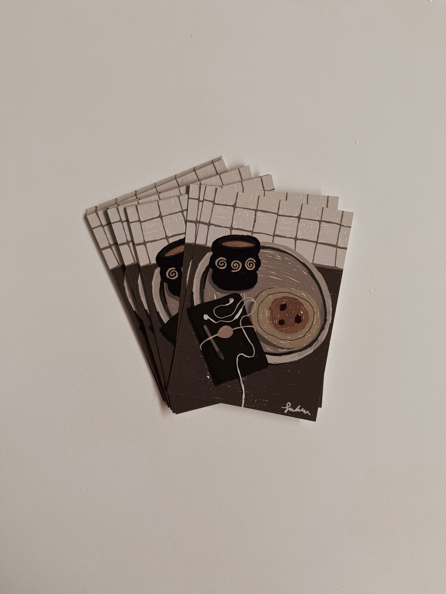 morning lineup a6 print