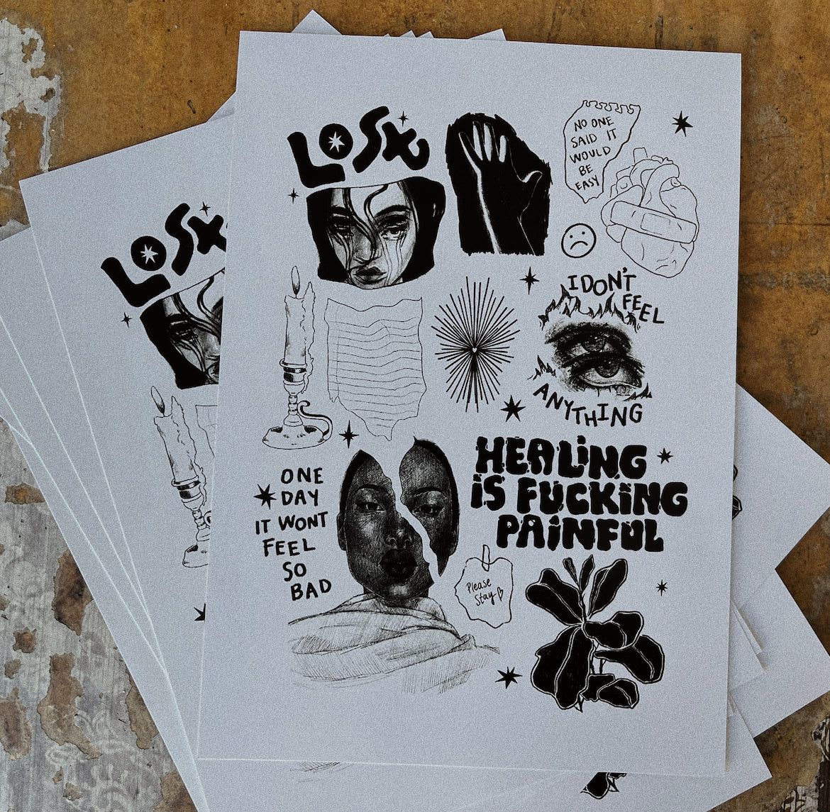 lost sticker sheet