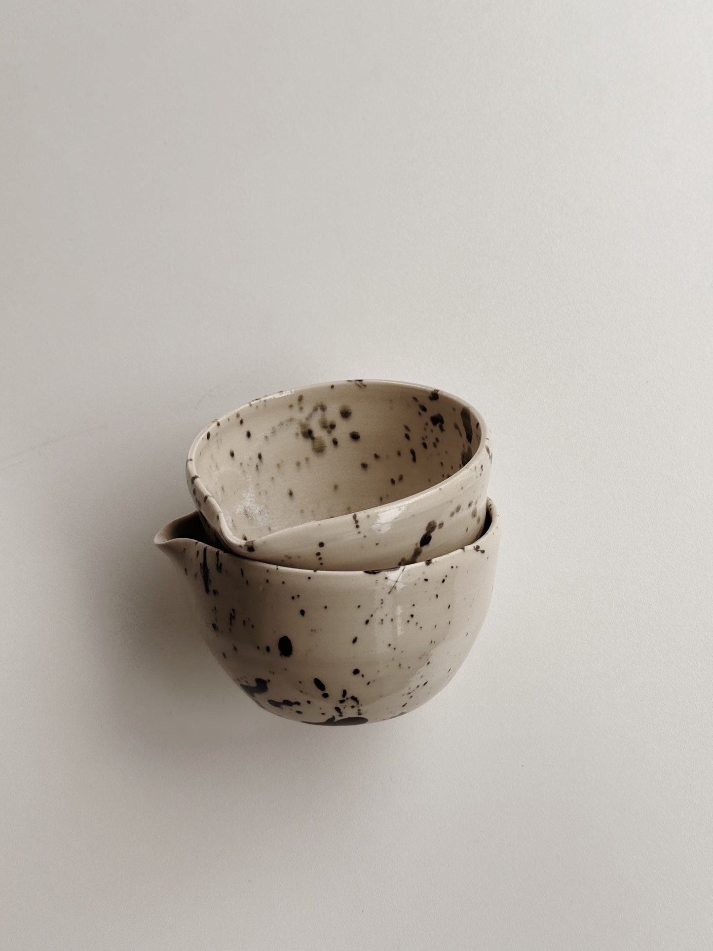 splatter matcha bowl