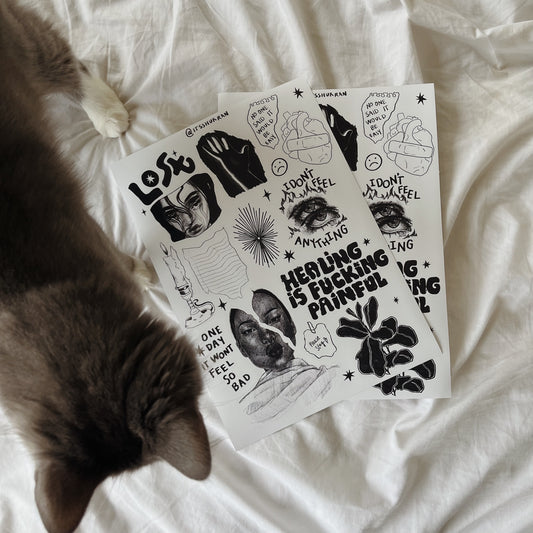lost sticker sheet