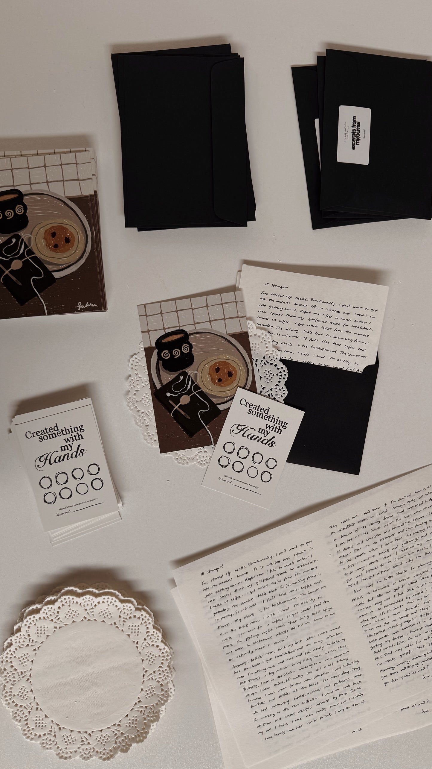 june letter — excerpts from my journal