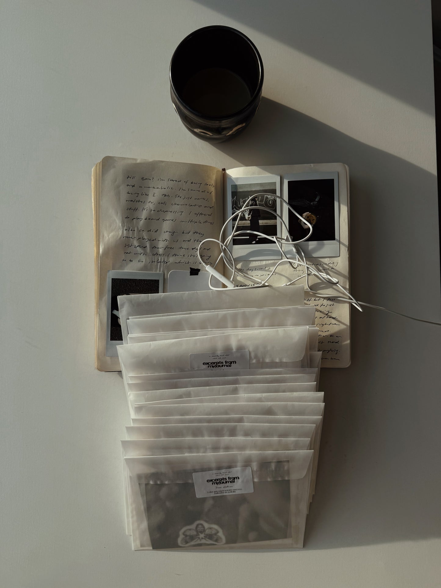 april letter — excerpts from my journal