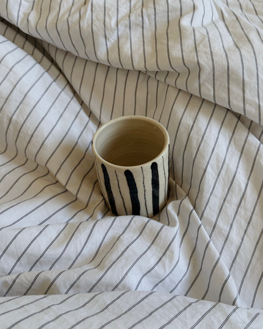 double stripe mug