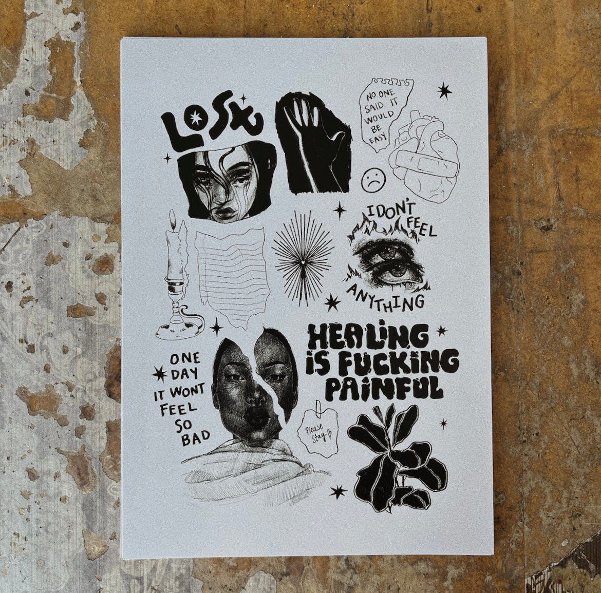 lost sticker sheet